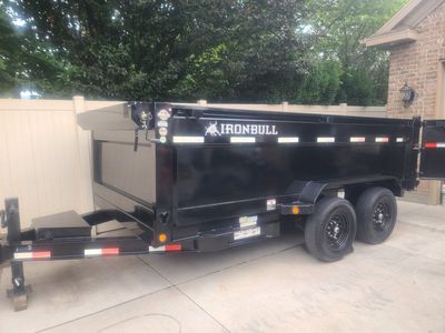 Dump Trailer 14' NRST IRON BULL Like New