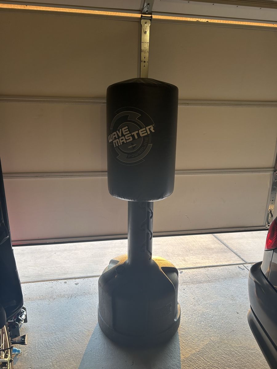 Century Wavemaster Powerline Freestanding Heavy Punching Bag Black