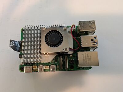 Raspberry Pi 5 4GB with cooler and dual nvme base