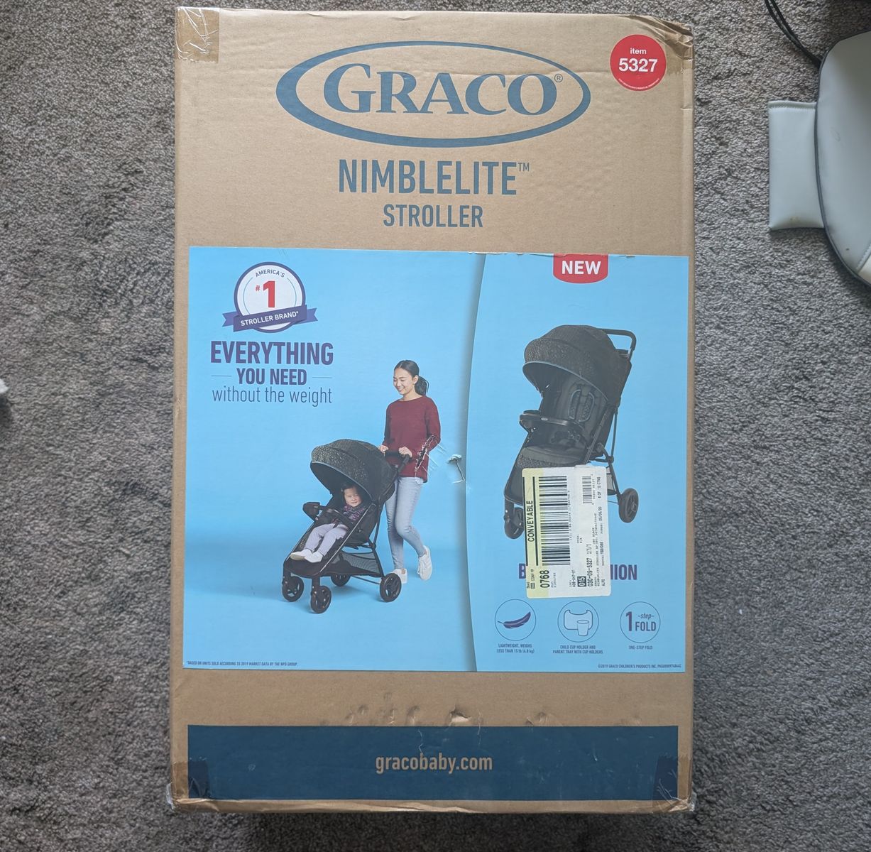 Brand New Graco Nimblelite Stroller Never Opened