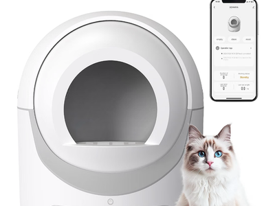 BCHARYA Self Cleaning Litter Box, Automatic Lit