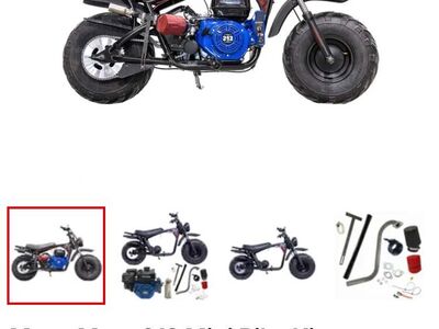 Mega Moto 212 Tillotson Mini Bike Pit Bike