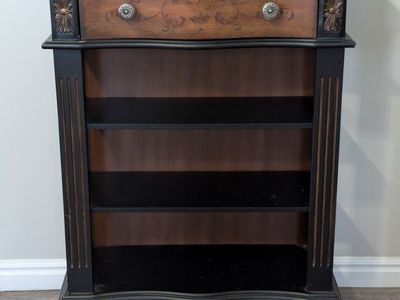 Traditional Wood Accent Bookcase/
Console Table with Drawer