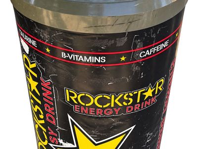 Rockstar Energy Drink Branded Portable Can Cooler Refrigerator