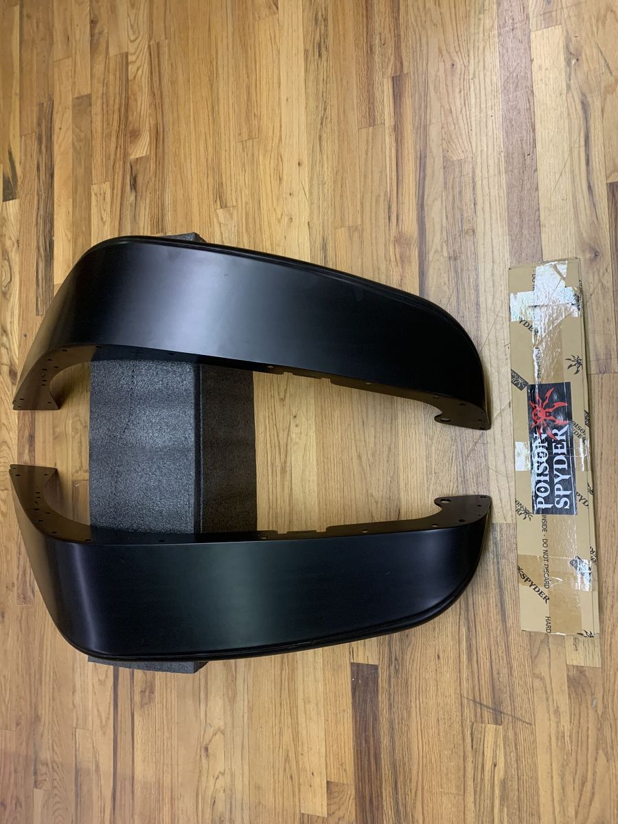 Poison Spyder JK Jeep Wrangler Front Steel Crusher Flares Standard Width Pair 17-03-030P1