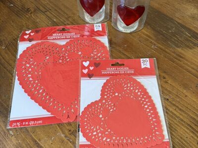 Tag Glass Valentines Valentine Heart Tea Light