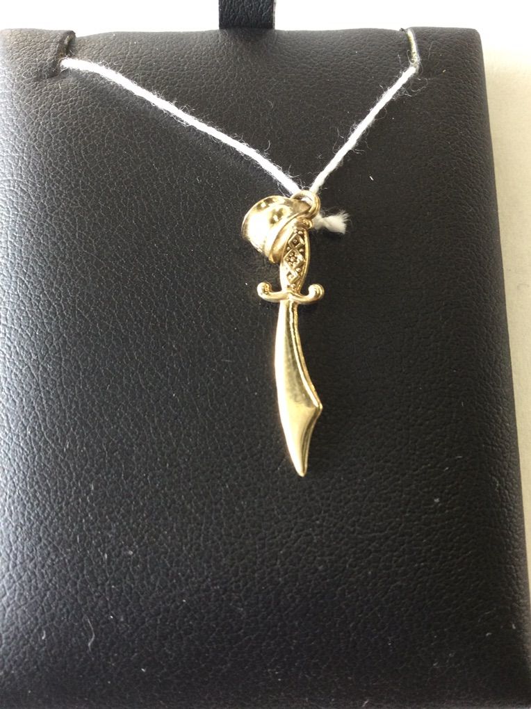14K Sword Pendant