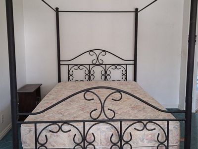 Queen Canopy bed stand with or without FREE mattress set