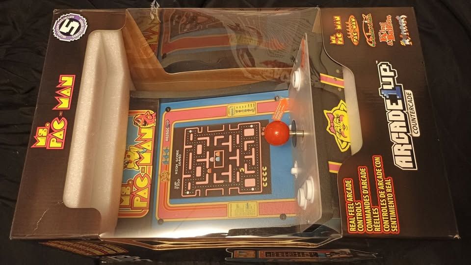 Ms Pac-Man Arcade1Up Countercade Arcade Game NEW