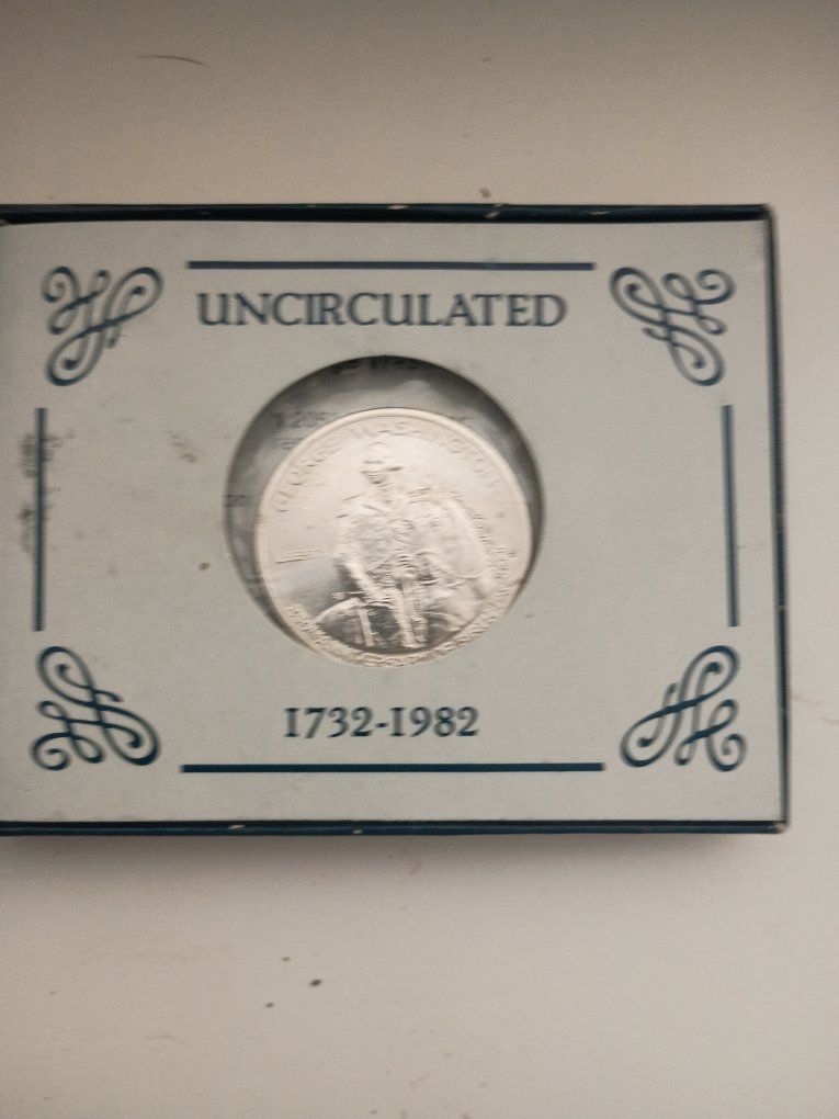 uncirculated 1/2 dollar George Washington