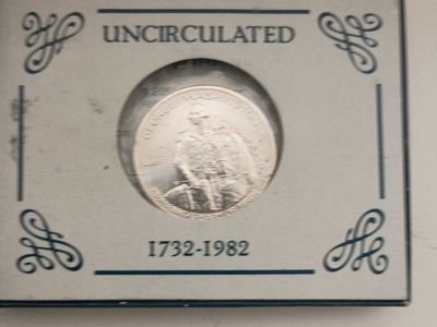 uncirculated 1/2 dollar George Washington
