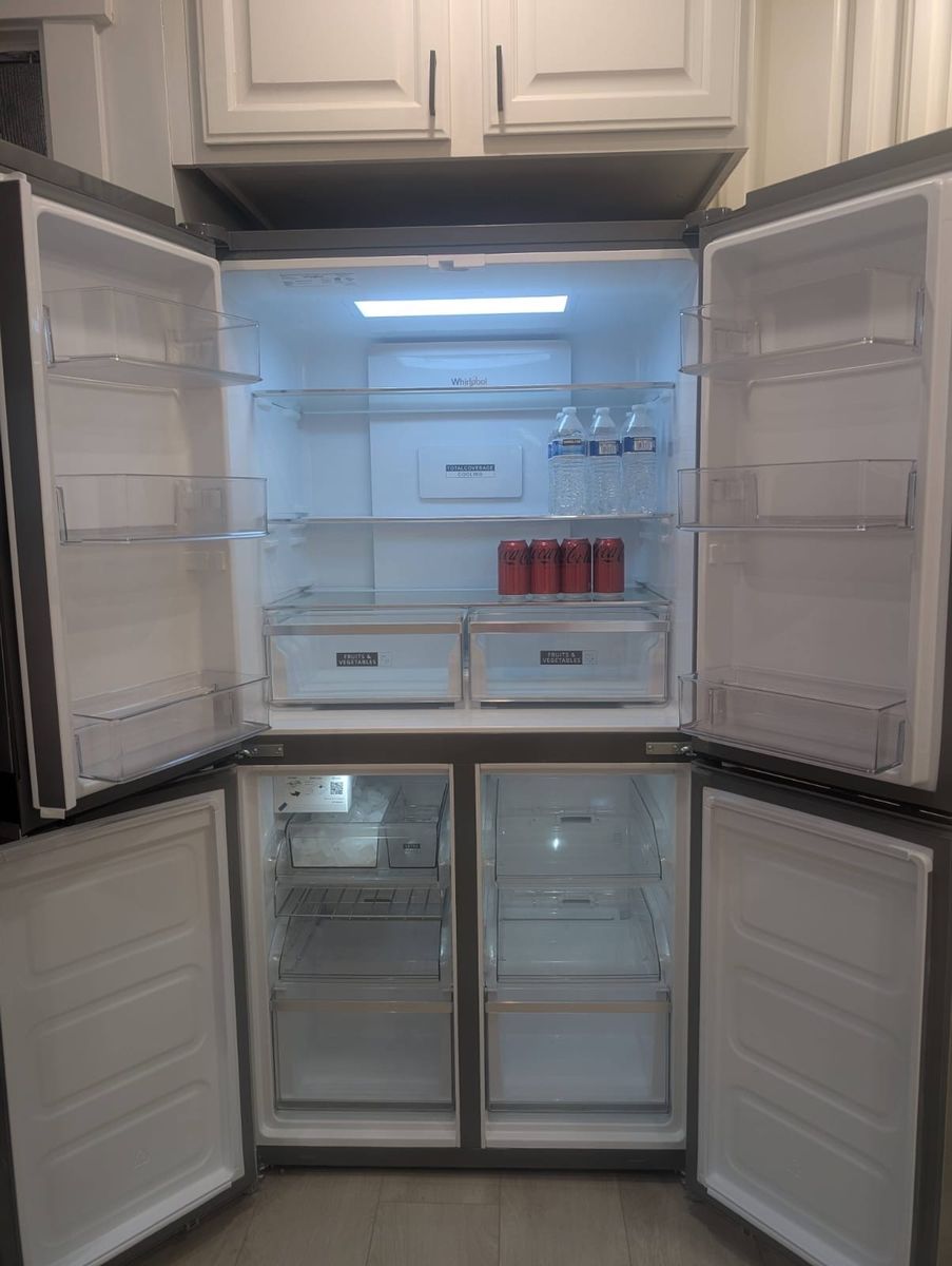 Whorlpool 4 door refrigerator 19.4 Cu ft , 36 inch - Counter depth
