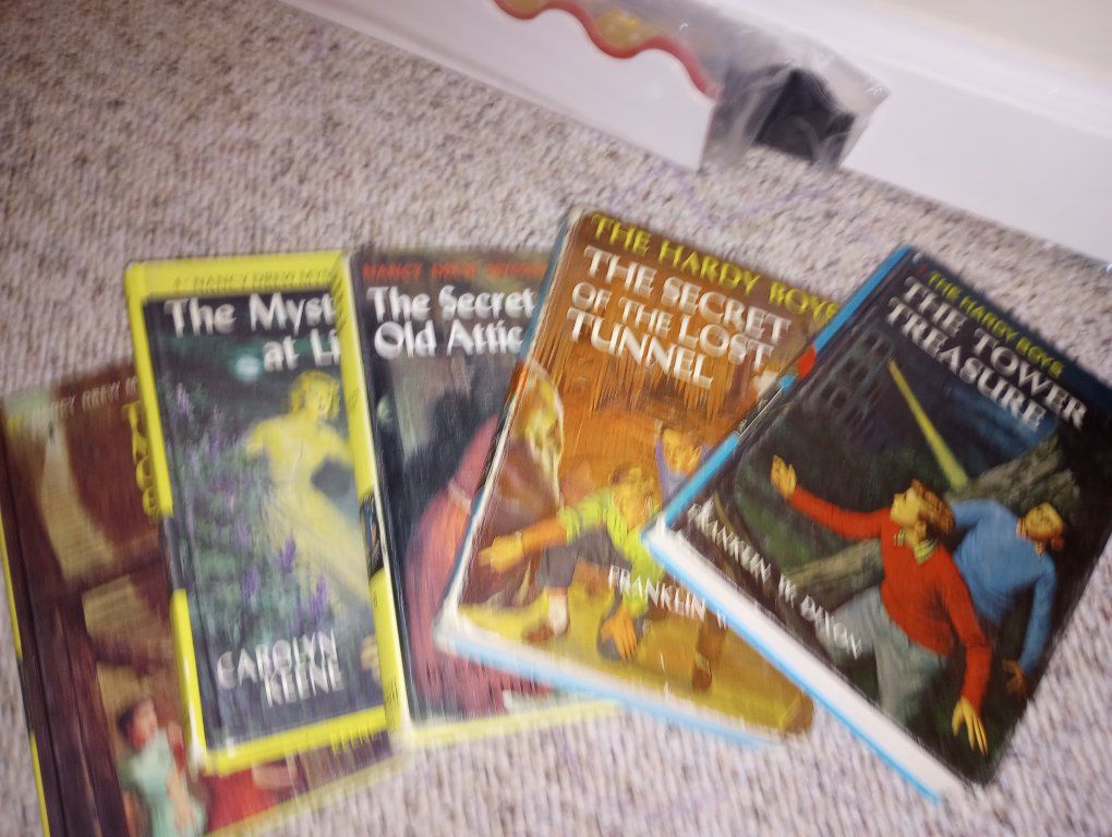 Classic Hardy Boys and Nancy Drew books