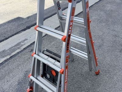 Little Giant MEGA MAX Ladder with tool/paint caddy