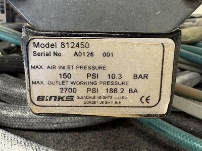 Binks Raptor 12:1 Air Assited Airless Paint Pump