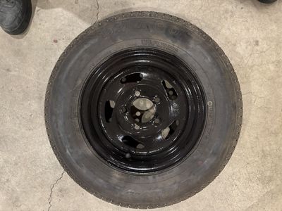 Spare trailer wheel and tire P165/80R13