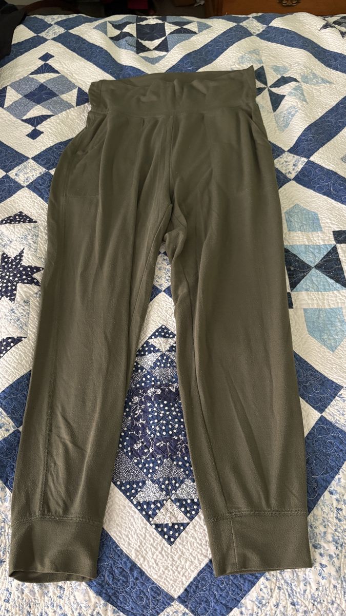 Green joggers