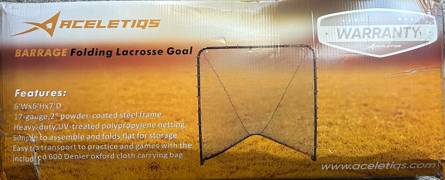 NEW Folding Lacrosse Goal