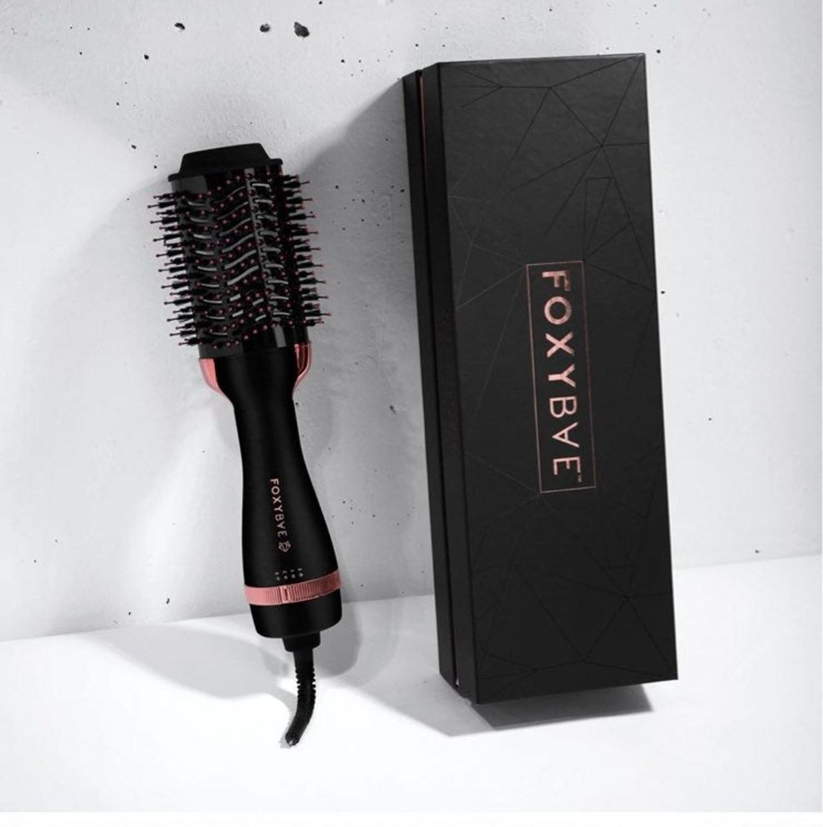 foxybae rose gold blowout dryer brush