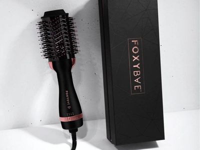 foxybae rose gold blowout dryer brush