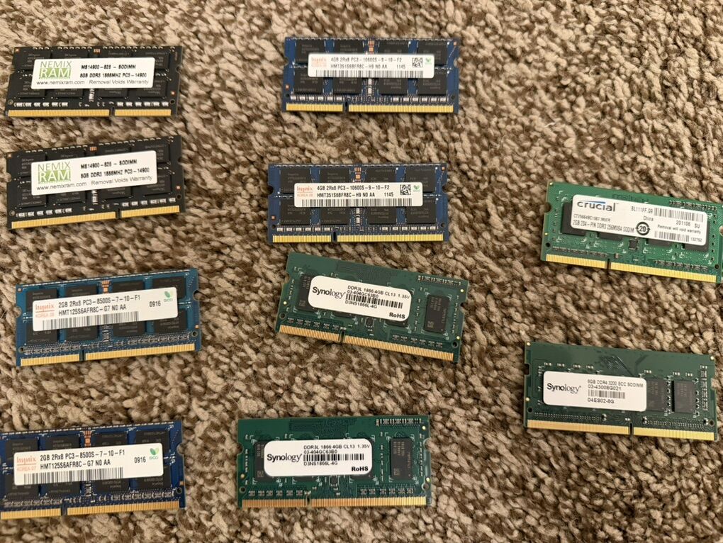 Various RAM Modules/Kits (see description)