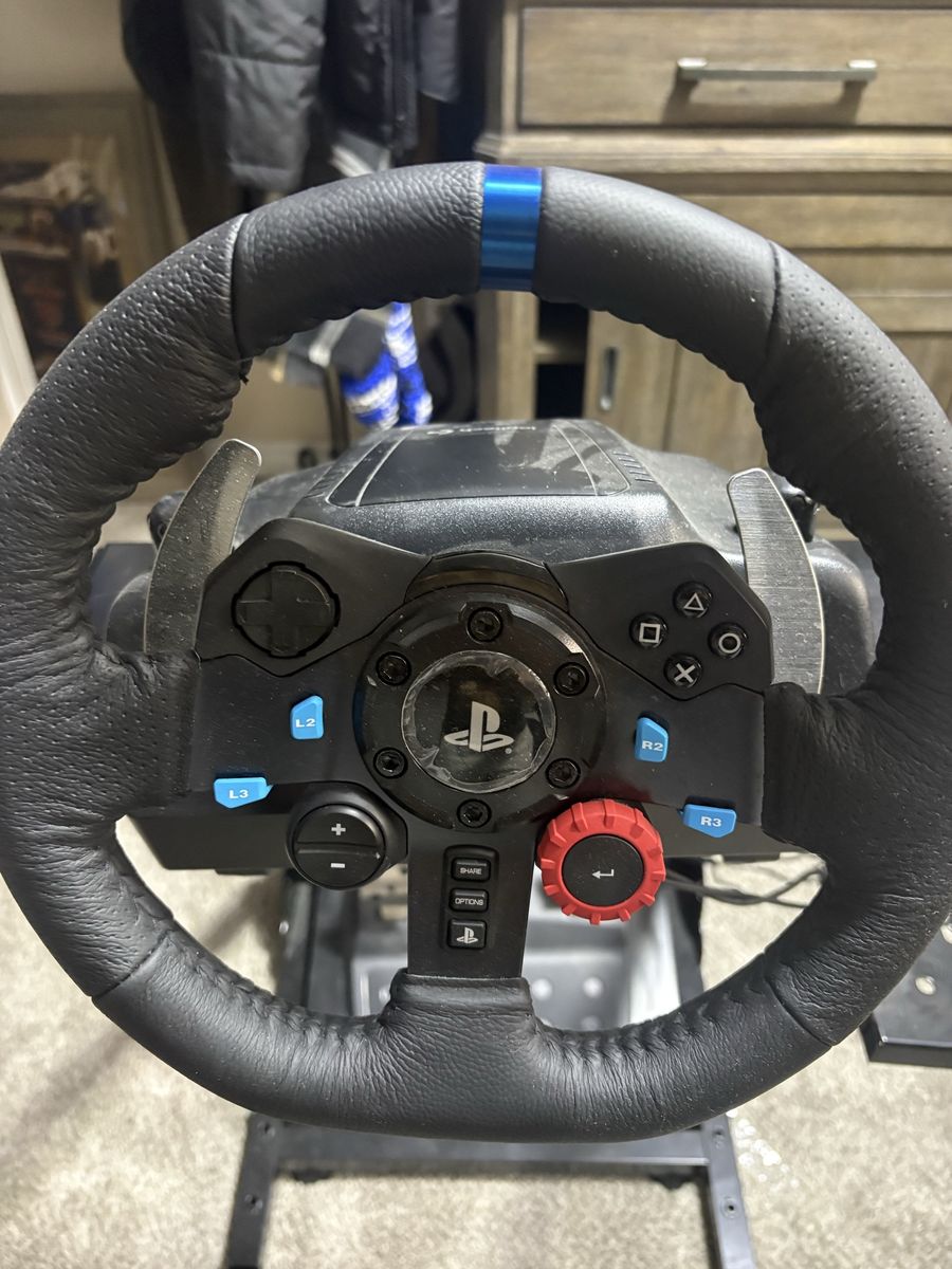 Logitech steering wheel and stand