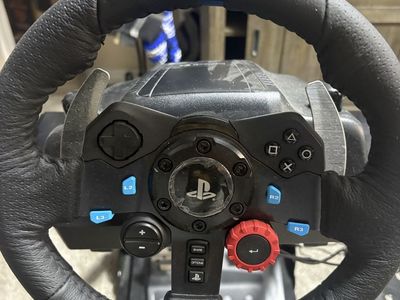 Logitech steering wheel and stand