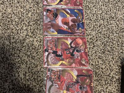 Micheal Jordan Flying High Metal Cards Upper Deck