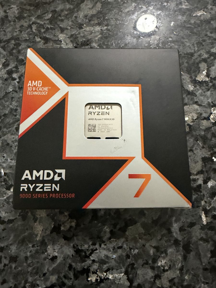 AMD Ryzen 7 9850X3D 9000 Series Desktop Processor - New, Unopened