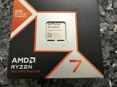 AMD Ryzen 7 9850X3D 9000 Series Desktop Processor - New, Unopened