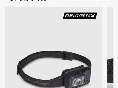 Black Diamond Spot 400 R headlamp