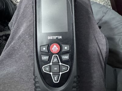 Leica DISTO X4-1 Laser Distance Meter with Bluetooth & Carrying Case - IP65 Rated