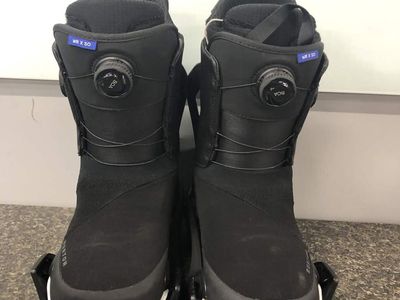 Used Burton Waverange X Step-on Snowboard Boot+Binding Mens 10(25/26)