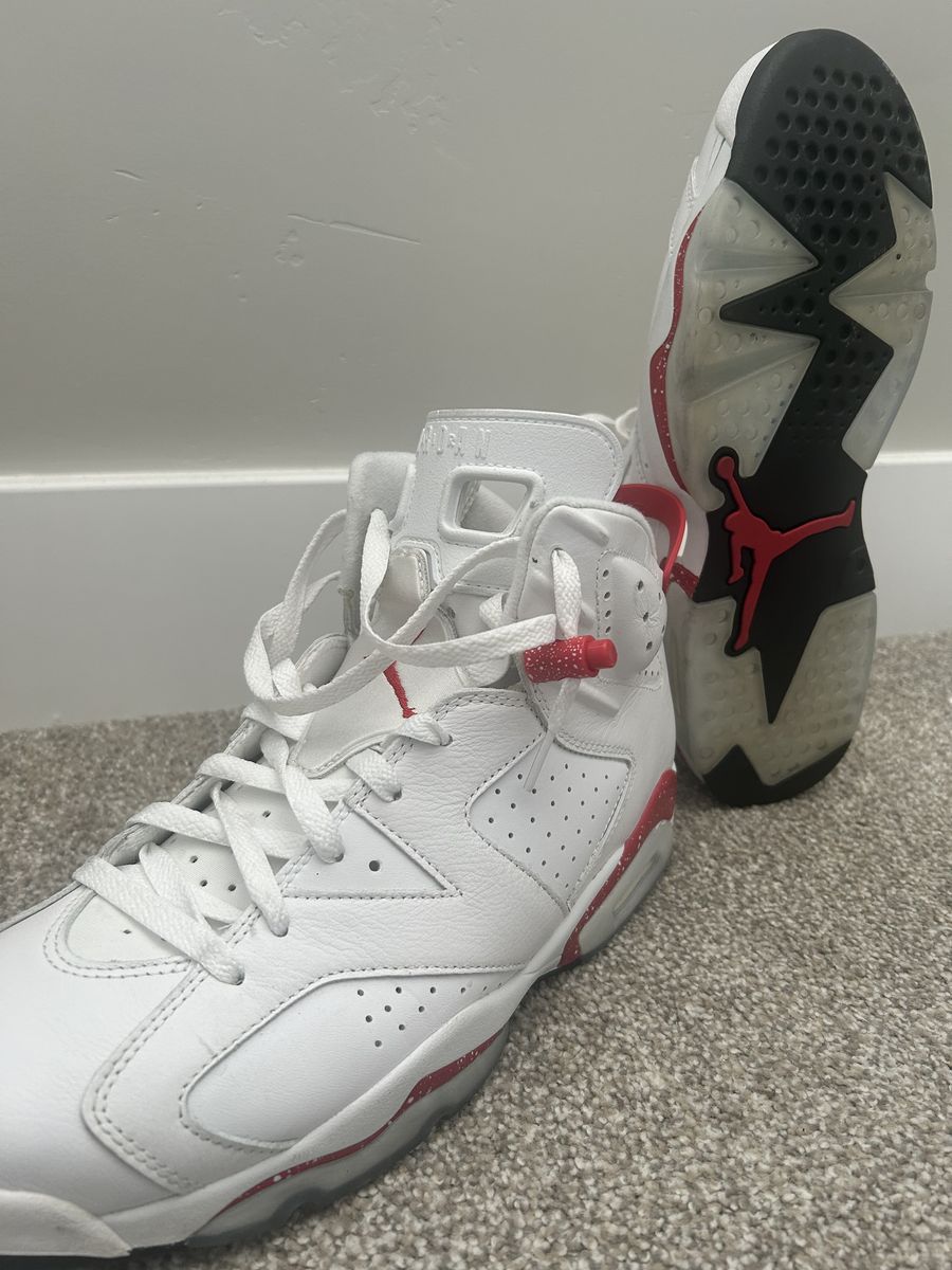 Used Retro Air Jordan 6 Red Oreo Size 12