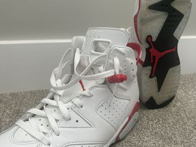 Used Retro Air Jordan 6 Red Oreo Size 12
