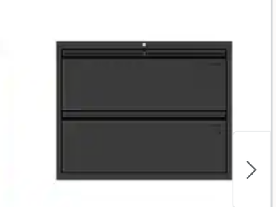 New in Box 2 Drawer Lateral File Cabinet, Lockable Office Filling Cabinet