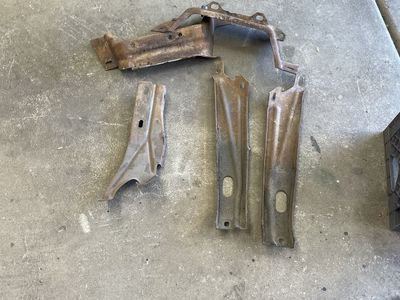 1968-69 roadrunner bumper, brackets, and miscellaneous trim