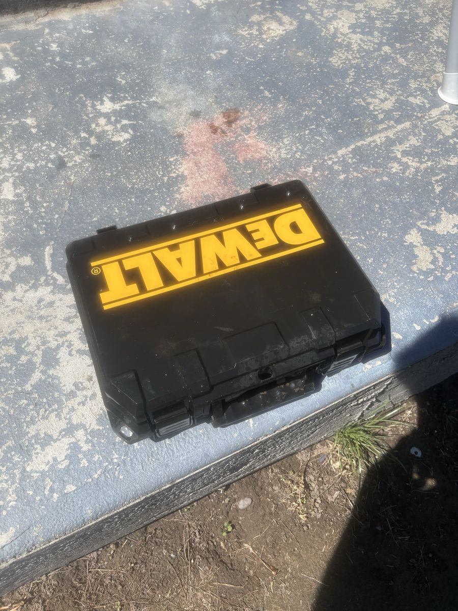 Dewalt D21008K Heavy Duty Plastic Hard Tool Case Only