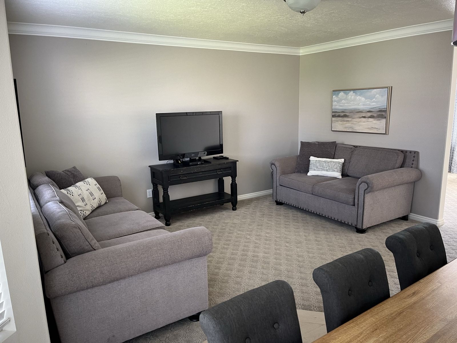 Couch and loveseat