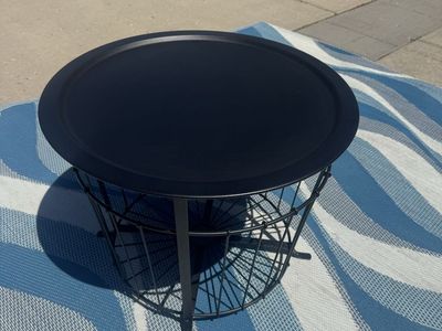 Black Coffee Table with Storage IKEA Gualov