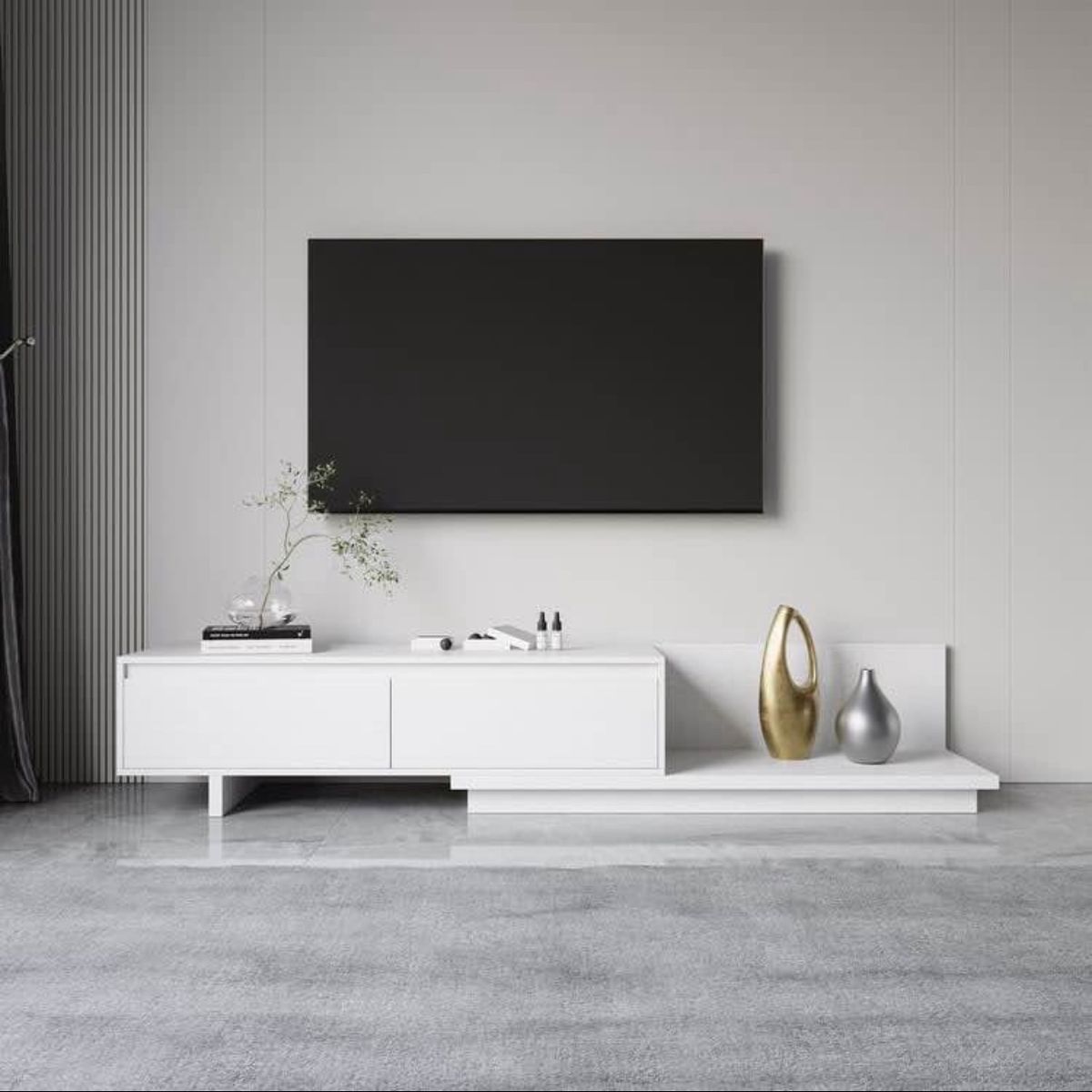 TV  Stand Console Table TV cabinet 60" x 12"