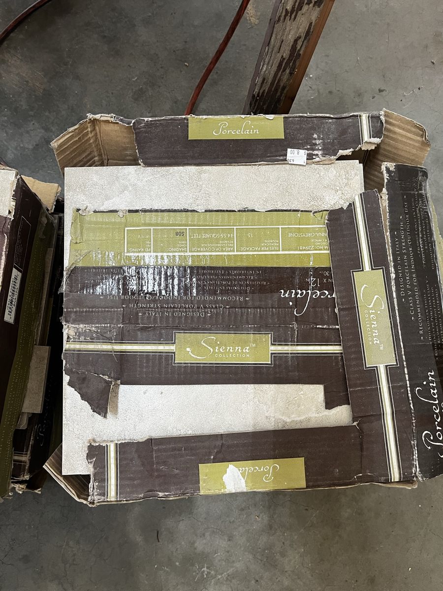 Sienna Collection Porcelain Tile 12x12 - Designed in Italy, Indoor/Outdoor Use