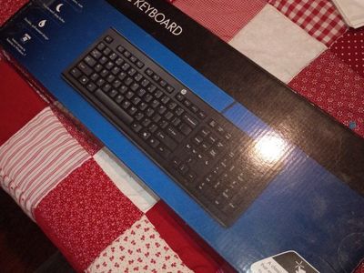 HP Classic Keyboard - Black Wired Keyboard New in Box