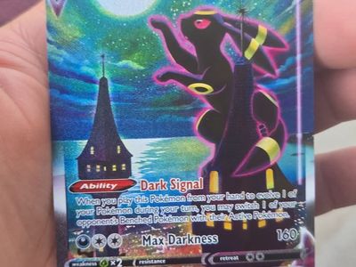 Pokemon Umbreon VMAX Alternate Art Secret Rare 215/203 Evolving Skies