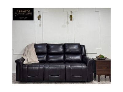 ALBA LEATHER RECLINER SOFA