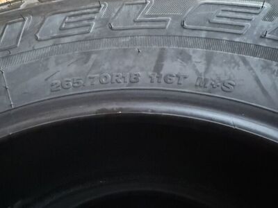 Set Of Bridgestone Dueller H/T Tires