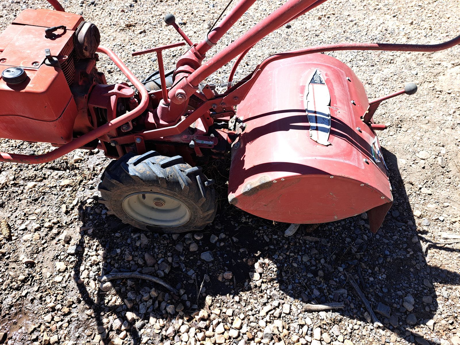 Heirloom Toro garden tiller 8hp engine