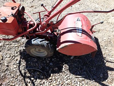 Heirloom Toro garden tiller 8hp engine