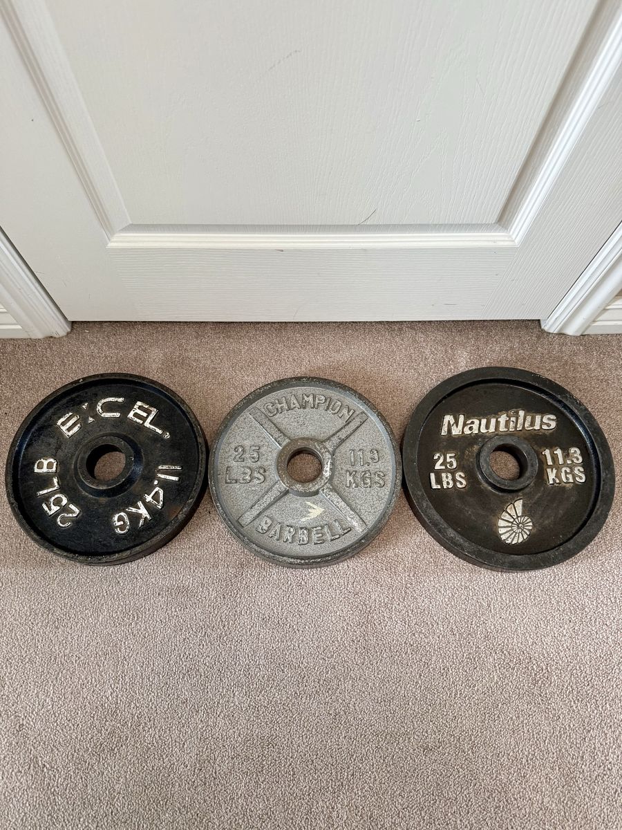 25 Pound Olympic Weight Plates