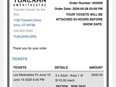 Les Mis tickets at Tuacahn
